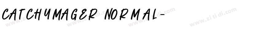 CatchyMager Normal字体转换